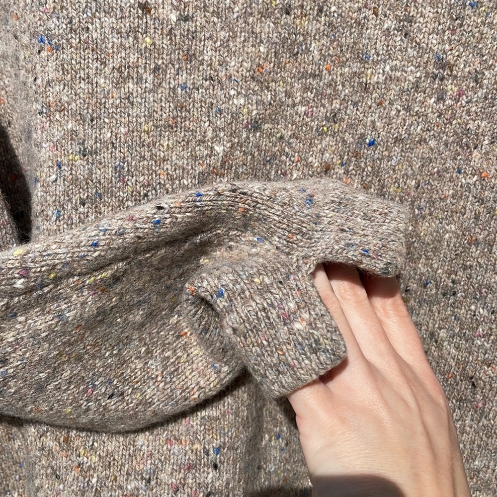 For @mscasey111 !! NWOT TEN CORSO COMO Lana Wool Cropped Oversized Turtleneck - Picture 3 of 5